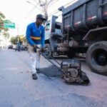 Operação tapa buraco avança em todos os bairros Cuiabá.