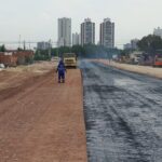 Obras na Avenida Parque do Barbado avançam e já estão com mais de 80% de execução