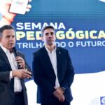 Em evento com professores, governador garante que vai continuar a investir na Educação