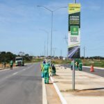 Prefeitura de Cuiabá reforça ações e Contorno Leste avança com a construção de calçadas, meio-fio, limpeza e sinalização