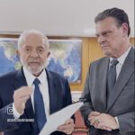 Ao lado de Fávaro, presidente Lula garante ajuda para reconstrução do Shopping Popular