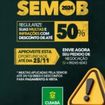 Prefeitura prorroga prazo para quitação de débitos de trânsito com desconto até 25 de novembro