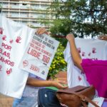 Prefeitura de Cuiabá realiza ato simbólico pelo fim da violência contra as mulheres na Praça Alencastro