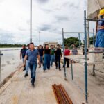 Governador vistoria obra da Orla de Santo Antonio de Leverger