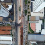 Obras do BRT seguem em andamento e trânsito em cruzamento na Avenida do CPA será liberado