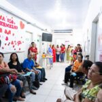 Campanha Maio Vermelho leva ações de prevenção ao câncer bucal ao Pedra 90