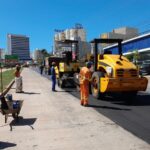 Obras do BRT avançam com recapeamento da Avenida do CPA