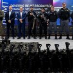 Governo de MT entrega R$ 6 milhões em fuzis, metralhadoras e equipamentos para a Polícia Militar