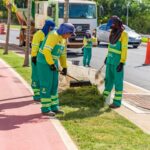 Avenida dos Trabalhadores recebe mutirão de limpeza e manutenção