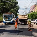 Prefeitura acelera trabalhos e quer eliminar 700 buracos por semana em fevereiro