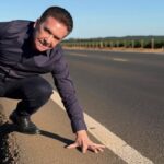 Sérgio Ricardo vistoria obras na BR-163 e questiona custos e qualidade