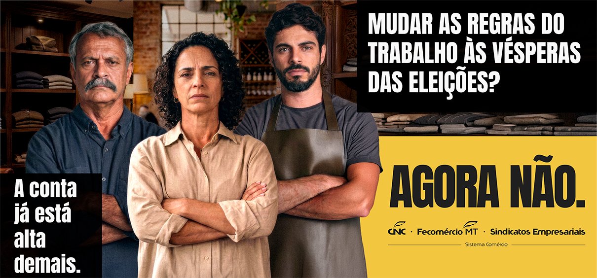 Comércio, serviços e turismo fazem apelo para que PEC do fim da escala 6×1 não seja votada antes das eleições