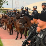 Cavalaria da Polícia Militar realiza Operação Centauro em Cuiabá